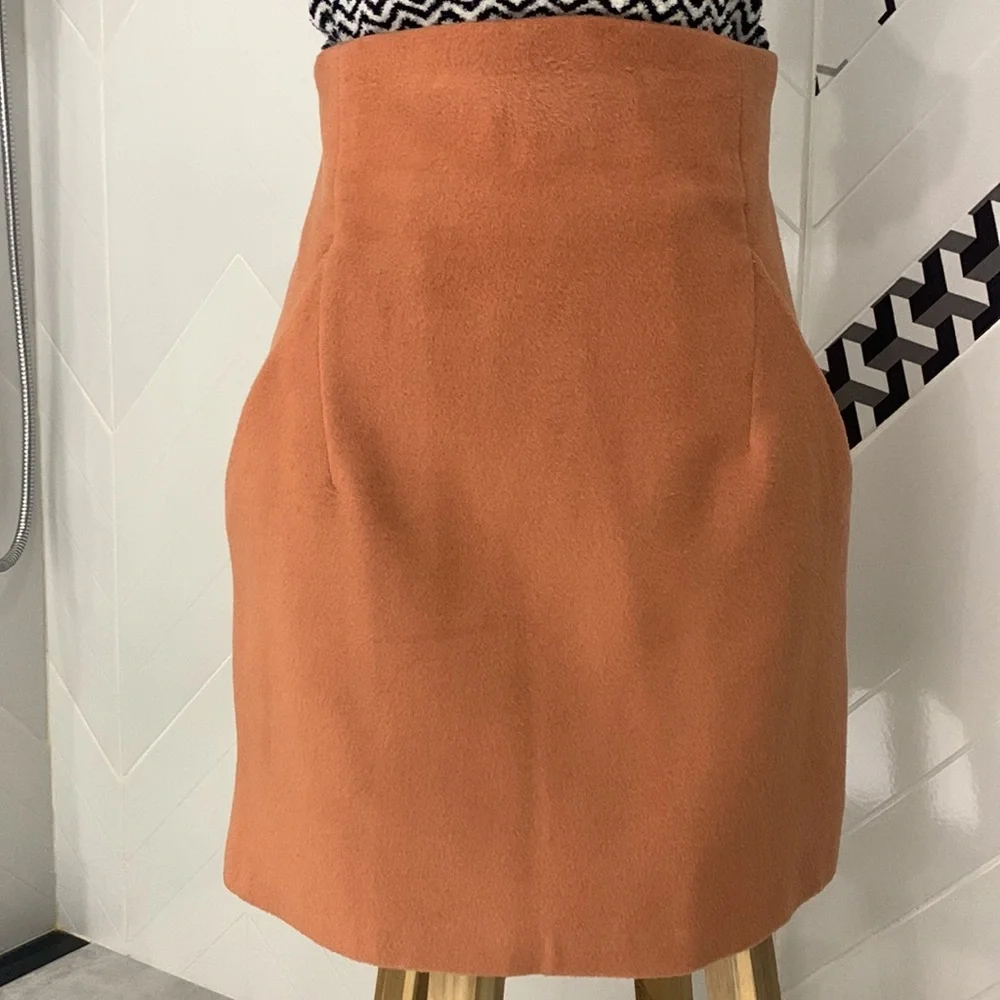 🌺MADE BY ME🤣VTG 90’ High Quality Cashmere /Wool Handmade Mini Skirt Set - Picture 6 of 10